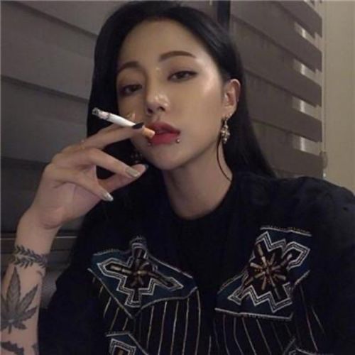 酷酷的女生头像