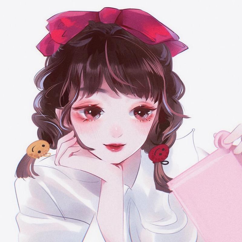 卡通少女头像图片