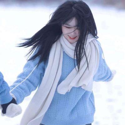 雪景情侣头像一男一女