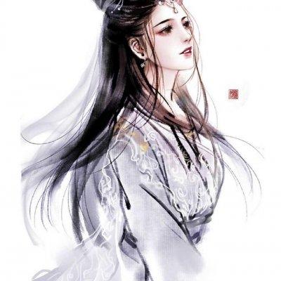 卡通美女头像古风