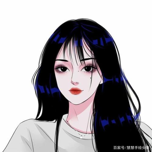 简约头像女