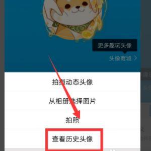 qq历史头像怎么看