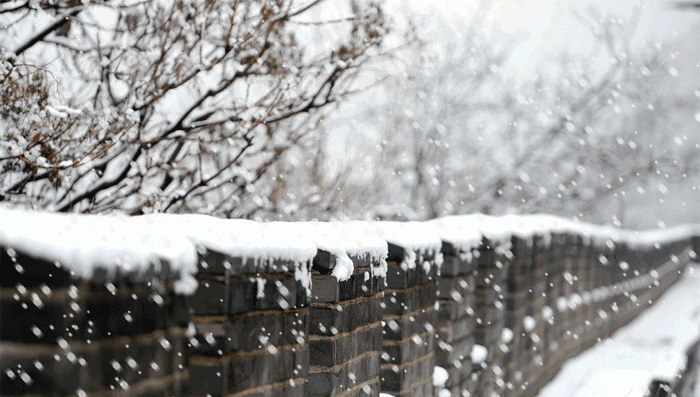 下雪唯美图片