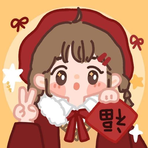 新年动漫女生头像