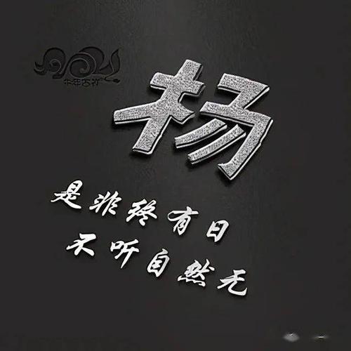 杨字头像